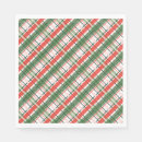 Buscar blanco verde rojo servilletas Navidades clásicos