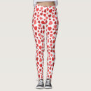 Buscar corazones rojos leggings Día de san valentín
