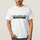 Buscar jesús me ama camisetas Negro