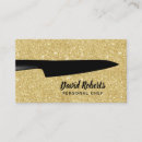 Buscar cuchilla tarjetas de visita Chef