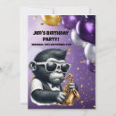 Buscar saxofón invitaciones Fiesta