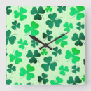 Buscar tréboles relojes de pared Irlanda