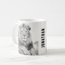 Buscar rey del león tazas Negro