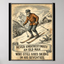 Buscar esquiador posters Vintage