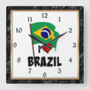 Buscar bandera del brasil relojes de pared Sudamérica