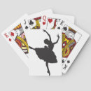 Buscar ballet barajas de cartas Silueta