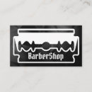 Buscar barberías tarjetas de visita Blanco y negro