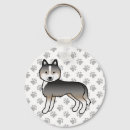 Buscar lobo gris llaveros Perro