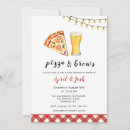 Buscar brews invitaciones Fiesta de pizza