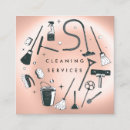 Buscar cleaning services tarjetas de visita Empleada doméstica