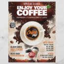 Buscar cafetería flyers Cafetera