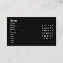 Buscar ruso tarjetas de visita Blanco