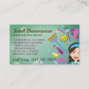 Buscar ama casa de tarjetas de visita Janitorio