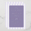 Buscar lavanda invitaciones Minimalista