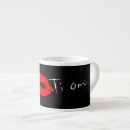 Buscar beso rojo tazas Café