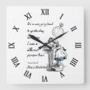 Buscar alice in wonderland relojes de pared Vintage