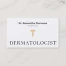 Buscar dermatólogo tarjetas de visita Profesional