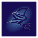 Buscar noche de halloween posters Azul