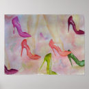Buscar zapato posters Acuarela