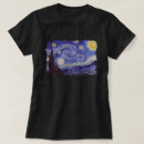 Buscar van gogh starry night camisetas Vintage