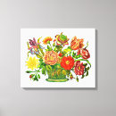 Buscar dibujos botánicos lienzos Flores