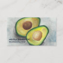 Buscar aguacate tarjetas de visita Alimento