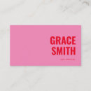 Buscar roja tarjetas de visita Para ella