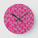 Buscar fuchsia relojes de pared Gris