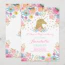 Buscar unicornio invitaciones Fiesta de unicornio