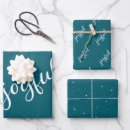 Buscar teal papel de regalo Navidad