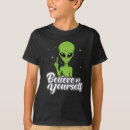 Buscar extraterrestre niño camisetas Ufo