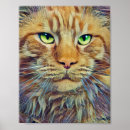 Buscar gato de ojos verdes posters Tabby