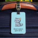 Buscar gruñón etiquetas para maletas Gato