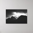 Buscar nubes de tormenta lienzos Negro