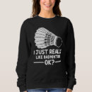Buscar badminton sudaderas Como