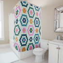Buscar hexágono cortinas de baño Patrón