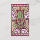 Buscar símbolo paz de tarjetas de visita Verde