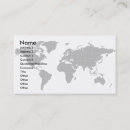 Buscar global tarjetas de visita Mapa