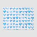 Buscar corazones azules papel de seda General y unisex