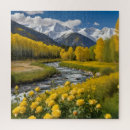 Buscar montañas nevadas puzzles Otoño