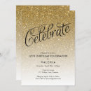 Buscar sparkly invitaciones Purpurina