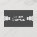 Buscar educación tarjetas de visita Profesores