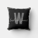 Buscar blanco y negro moderno cojines General y unisex