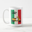 Buscar bandera italiana tazas Vintage