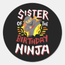 Buscar ninja chica pegatinas Maestro de karate