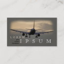 Buscar avión tarjetas de visita Aviador