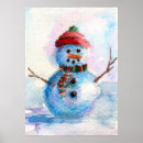 Buscar escarchado posters Muñeco de nieve