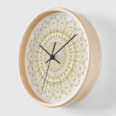 Buscar mandala relojes de pared Elegante