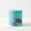 Buscar pintura de la tortuga tazas Azul
