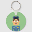 Buscar policia llaveros Chica